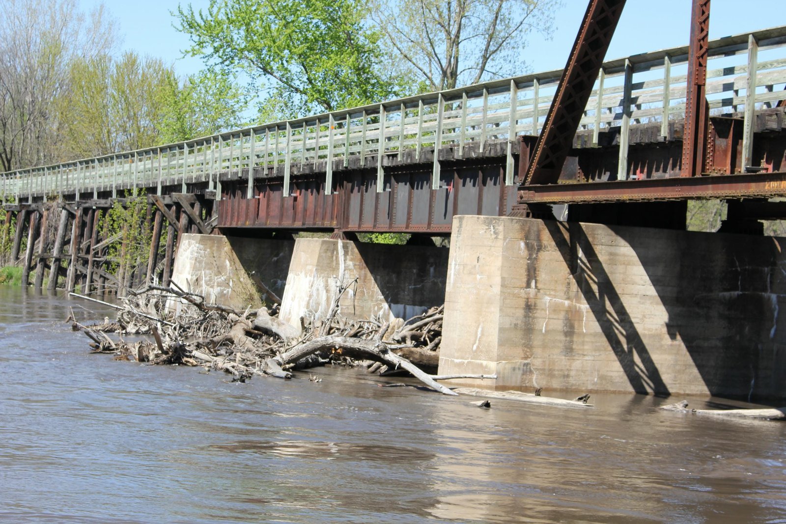North approach girders